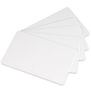 Cards .76mm PVC Plain White CR80 (box 500) Cards .76mm PVC Plain White CR80 (box 500)