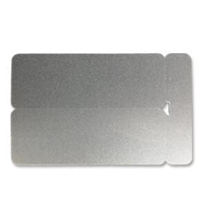 Cards 1.00mm PVC Silver Double Name Badge CR80 (250 Pack) Cards 1.00mm PVC Silver Double Name Badge CR80 (250 Pack)