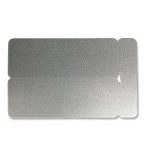 Cards 1.30mm PVC Silver Double Name Badge CR80 (250 Pack) Cards 1.30mm PVC Silver Double Name Badge CR80 (250 Pack)