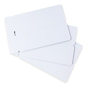 Cards 1.30mm PVC White Double Name Badge CR80 (250 Pack) Cards 1.30mm PVC White Double Name Badge CR80 (250 Pack)